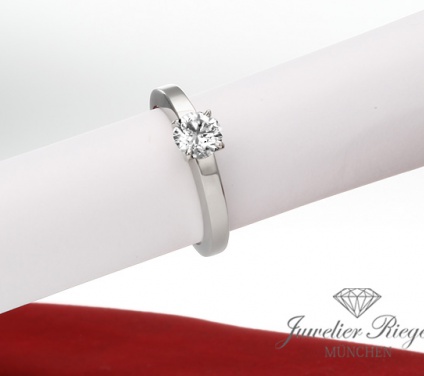 . Cartier Solitär Ring Platin 950 Diamant 0,60 ct Brillanten Gr. 49 Alter 2014