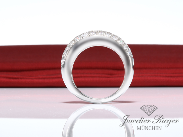 Bild 3 der Galerie: Cartier Ring Etincelle Platin 950 Diamanten Brillanten ca. 1,00 ct. Gr 49
