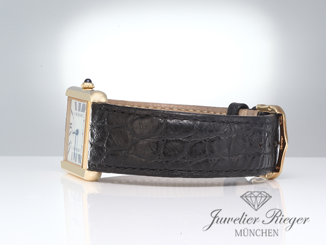 Bild 5 der Galerie: Cartier Tank Solo Großes Modell Edelstahl Gelbgold 750 W5200004 2020 Stahl Gold