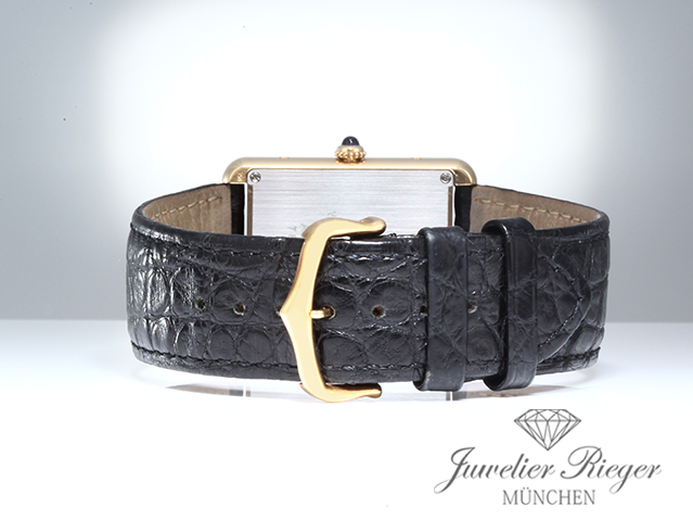 Bild 6 der Galerie: Cartier Tank Solo Großes Modell Edelstahl Gelbgold 750 W5200004 2020 Stahl Gold