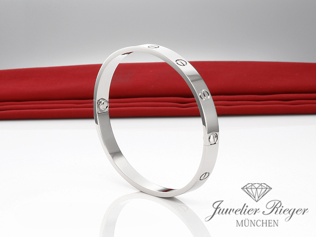 Bild 4 der Galerie: Cartier Armreif Love Weissgold 750 Größe 16 2020 Gold Armband Damen