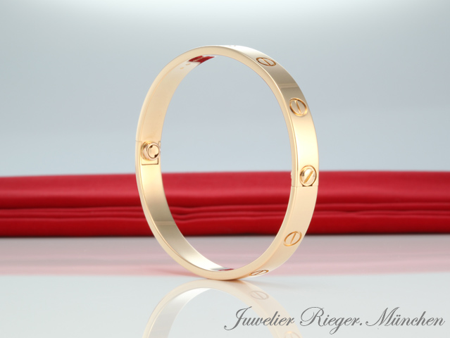 Bild 5 der Galerie: Cartier Armreif Love Roségold 750 Größe 21 2016 Gold Herren Armband