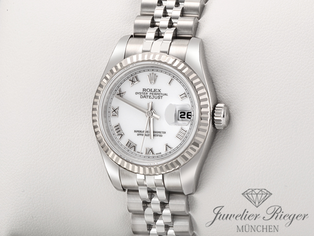 Bild 2 der Galerie: Rolex Lady Datejust Stahl Weissgold 750 179174 2008 Automatik Gold
