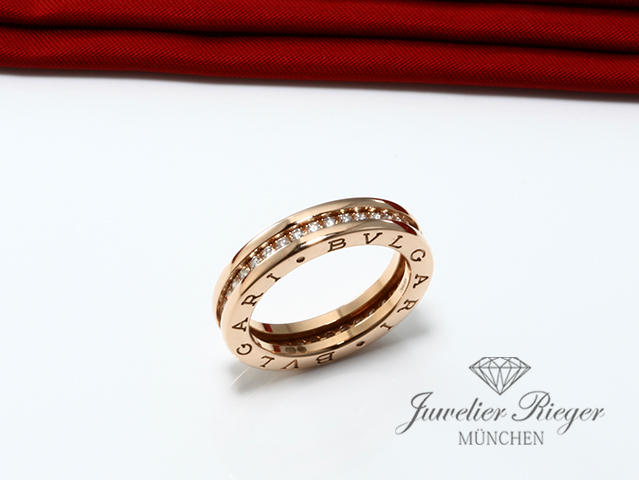 Bild 4 der Galerie: Bvlgari Ring B.Zero 1 Rosegold 750 Diamanten Gr 50 342890 Bulgari Damen