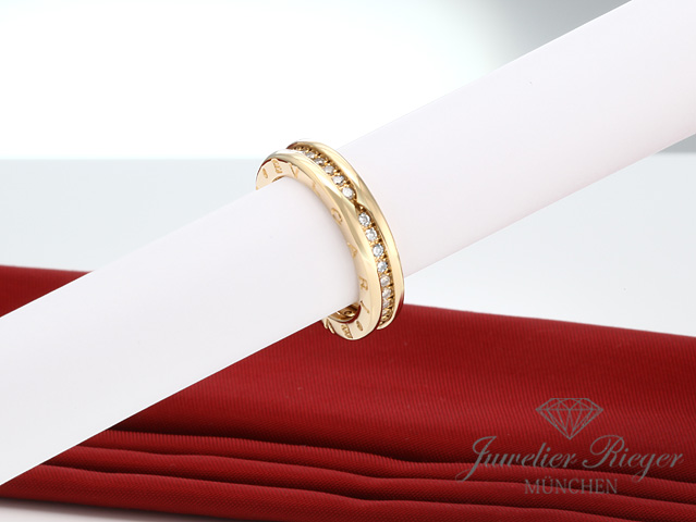 Bild 3 der Galerie: Bvlgari Ring B.Zero 1 Gelbgold 750 Diamanten Brillanten Gr 50 Bulgari Damen