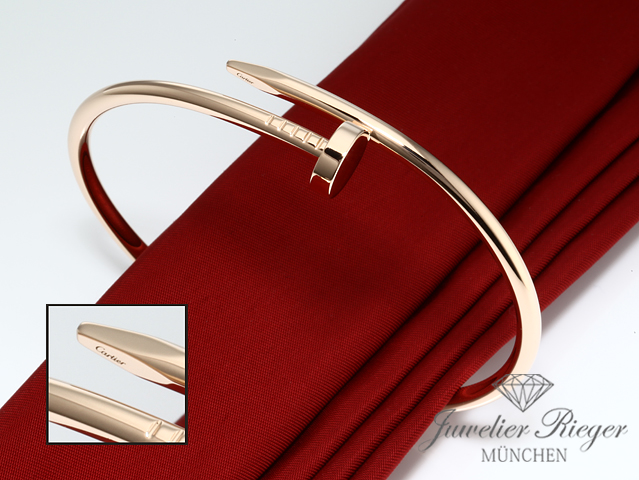 Bild 4 der Galerie: Cartier Armreif Juste un Clou Rosegold 750 Größe 19 2018 Gold Damen