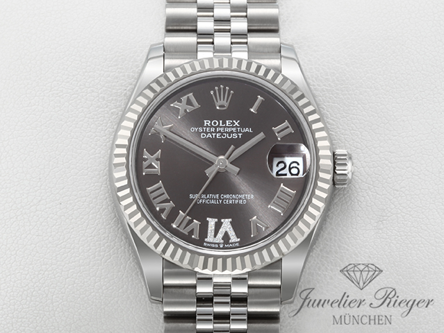 Bild 1 der Galerie: Rolex Datejust 31 278274 Medium Stahl Weissgold 750 Diamanten Automatik