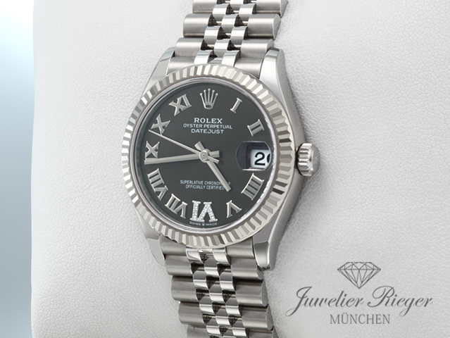 Bild 2 der Galerie: Rolex Datejust 31 278274 Medium Stahl Weissgold 750 Diamanten Automatik