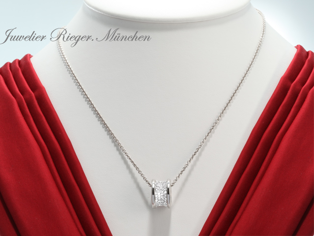 Bild 2 der Galerie: Bulgari Collier B-Zero 1 Weissgold 750 Diamanten Brillanten 346167 Gold