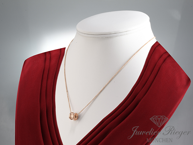 Bild 3 der Galerie: Bulgari Collier B-Zero 1 Rosegold 750 Diamanten Brillanten 351116 Gold