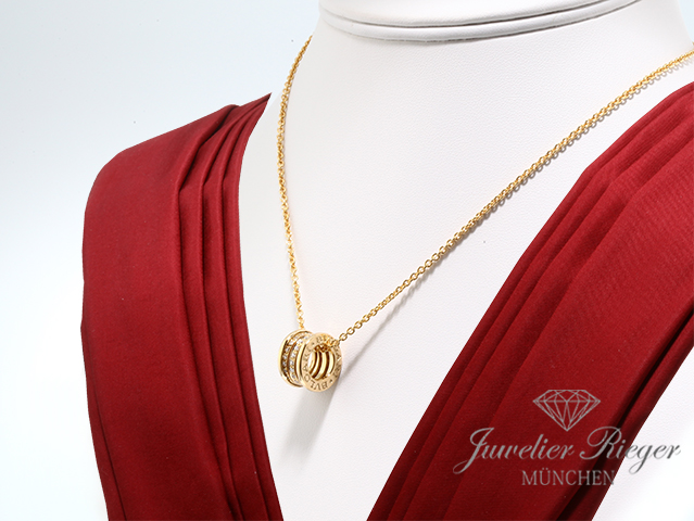 Bild 3 der Galerie: Bulgari Collier B-Zero 1 Gelbgold 750 Diamanten Brillanten Kette Gold