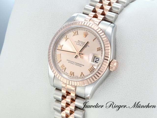 Bild 2 der Galerie: Rolex Datejust Medium 31 mm 178271 Edelstahl Rosegold 750 Automatik Stahl Gold