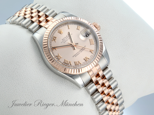 Bild 3 der Galerie: Rolex Datejust Medium 31 mm 178271 Edelstahl Rosegold 750 Automatik Stahl Gold