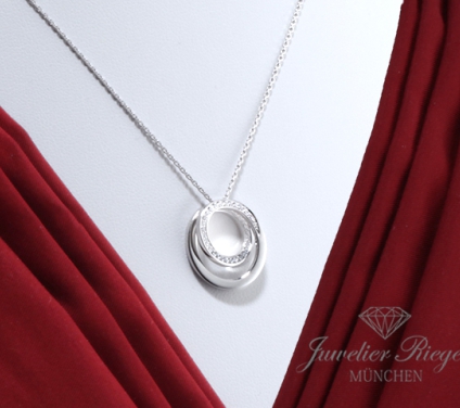 . Cartier Collier Etincelle Weissgold 750 Diamanten Brillanten Gold Halskette