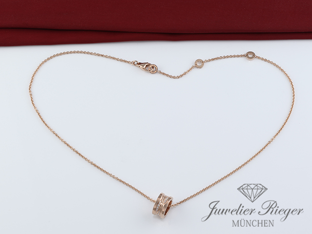 Bild 4 der Galerie: Bulgari Collier B-Zero 1 Legend Rosegold 750 Diamanten 355060 2018 Gold