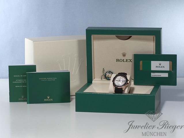 Bild 7 der Galerie: Rolex Yachtmaster 40 mm 116655 2019 Rosegold 750 Diamanten Diamonds Automatik Gold
