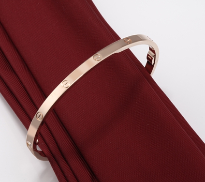 . Cartier Armreif Love SM Rosegold 750 Größe 19 2021 Gold Damen Armband