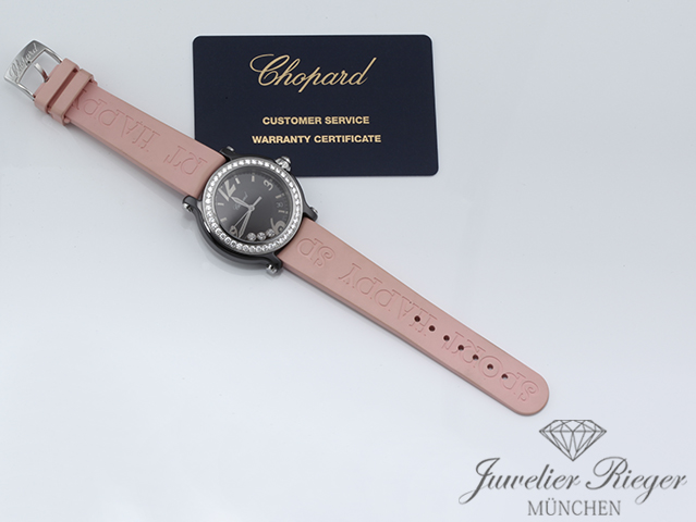 Bild 6 der Galerie: Chopard Happy Sport Limited Edition schwarze Keramik 288507 Diamanten Diamonds Chopard-Service: Juli 2026