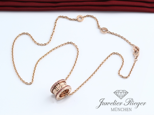 Bild 4 der Galerie: Bulgari Collier B-Zero 1 Rock Rosegold 750 Rubine 358306 2021 Gold Rubies