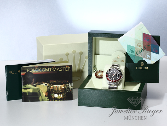 Bild 7 der Galerie: Rolex GMT Master II Stahl 16710 T Pepsi 2005 Automatik Rolex-Service 2026