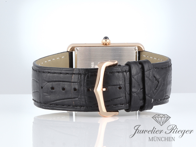Bild 6 der Galerie: Cartier Tank Solo Großes Modell Edelstahl Rosegold 750 2015 W5200025 Stahl Gold