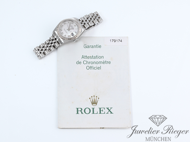 Bild 7 der Galerie: Rolex Lady Datejust Stahl Weissgold 750 179174 Perlmutt Automatik Gold