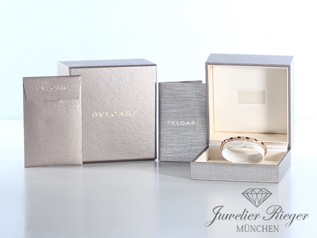 Bild 5 der Galerie: Bvlgari Armreif Serpenti Viper Rosegold 750 Onyx Größe S 2023 Gold Bulgari