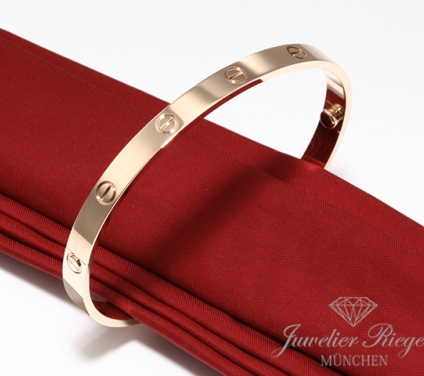 . Ungetragen Cartier Armreif Love Rosegold 750 Größe 21 2023 Gold Herren