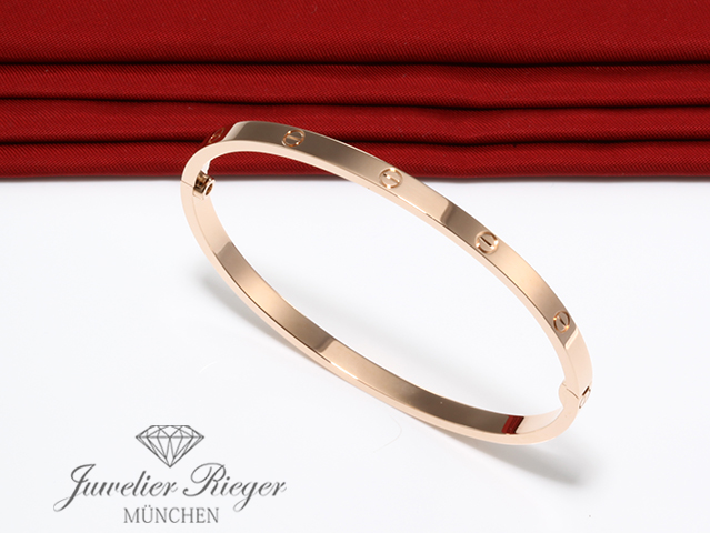 Bild 1 der Galerie: Cartier Armreif Love SM Rosegold 750 Größe 16 2019 Gold Damen Armband B6047317