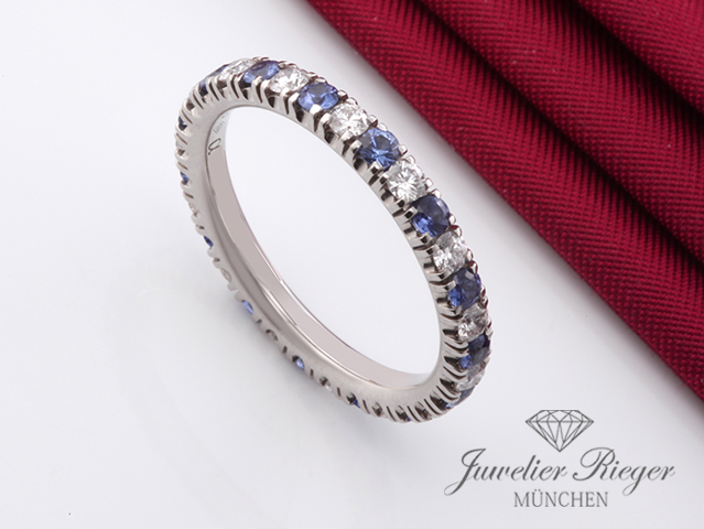 Cartier Ring Etincelle Platin 950 Diamanten Saphire Gr 53 Breite 2,6 mm 2024 Cartier Ring Etincelle Platin 950 Diamanten Saphire Gr 53 Breite 2,6 mm 2024