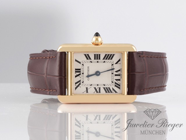 Bild 4 der Galerie: Cartier Tank Louis Kleines Modell Gelbgold 750 2013 W1529856 Gold Damen