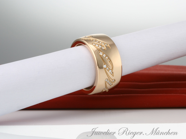 Bild 4 der Galerie: Chopard Ring Chopardissimo Rosegold 750 Diamanten Brillanten Gr. 56 826580 Gold