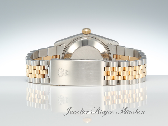 Bild 6 der Galerie: Rolex Medium Datejust Stahl Gelbgold 750 Diamanten LC100 Automatik Gold Stahl